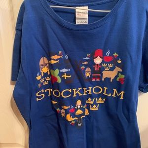 Stockholm Sweden Women’s Short Sleeve  T-shirt ~ L